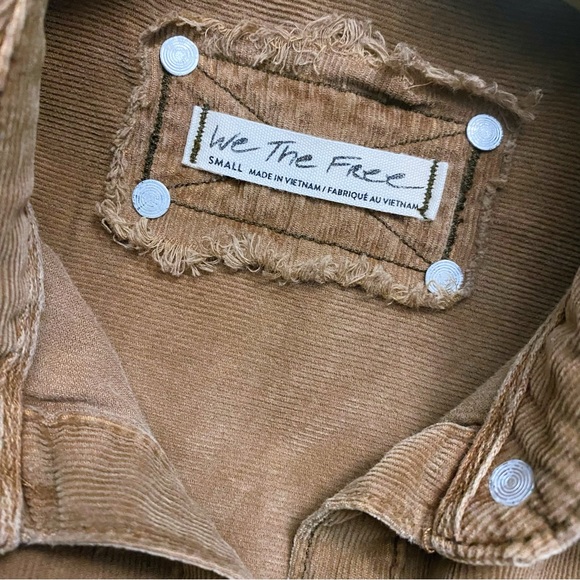 Free People Baby Cord Button-Down Jacket - Picture 7 of 11